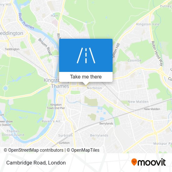 Cambridge Road map