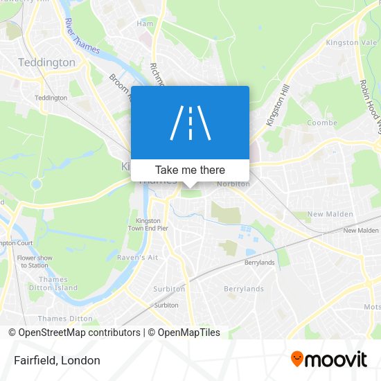 Fairfield map