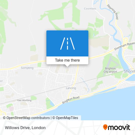 Willows Drive map