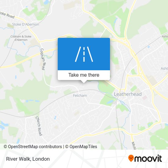 River Walk map