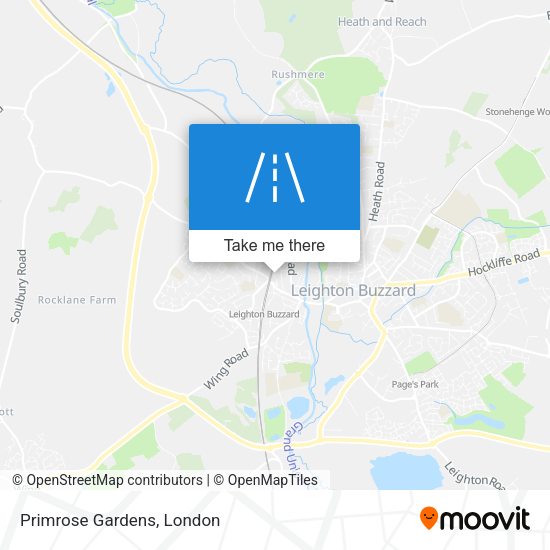 Primrose Gardens map
