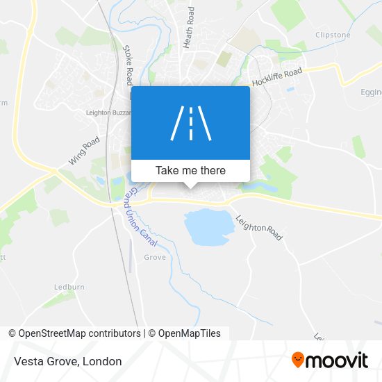 Vesta Grove map