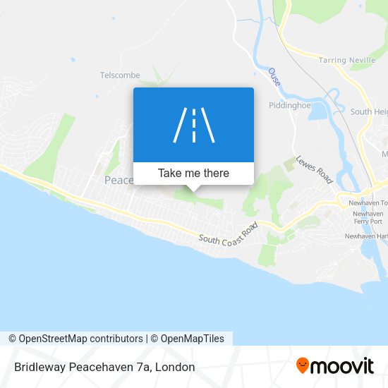 Bridleway Peacehaven 7a map