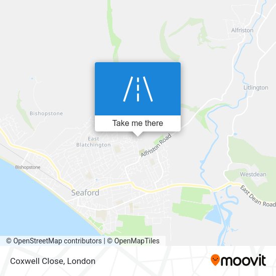 Coxwell Close map