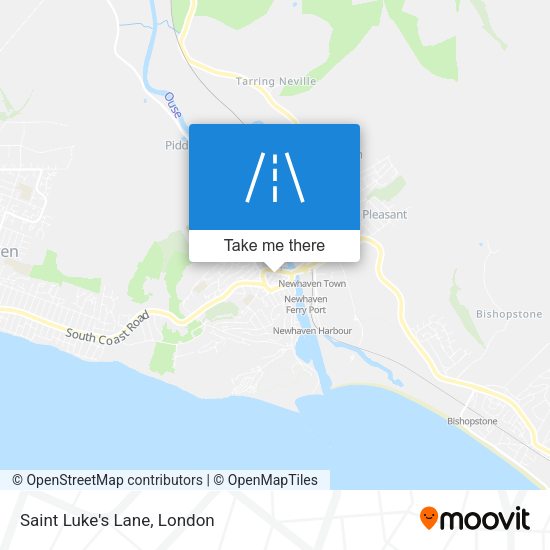 Saint Luke's Lane map
