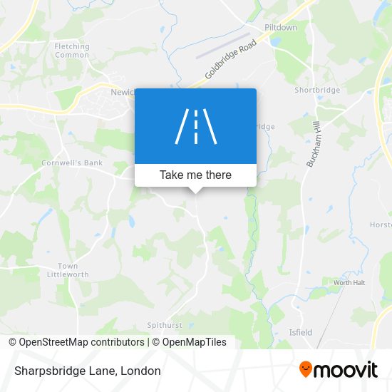 Sharpsbridge Lane map