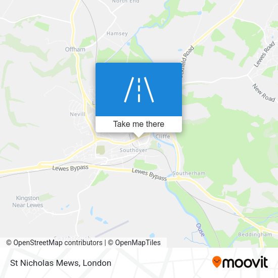 St Nicholas Mews map