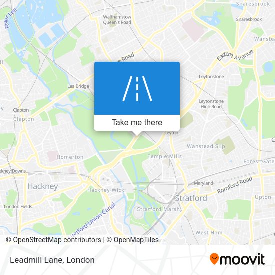 Leadmill Lane map