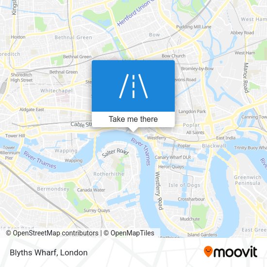 Blyths Wharf map