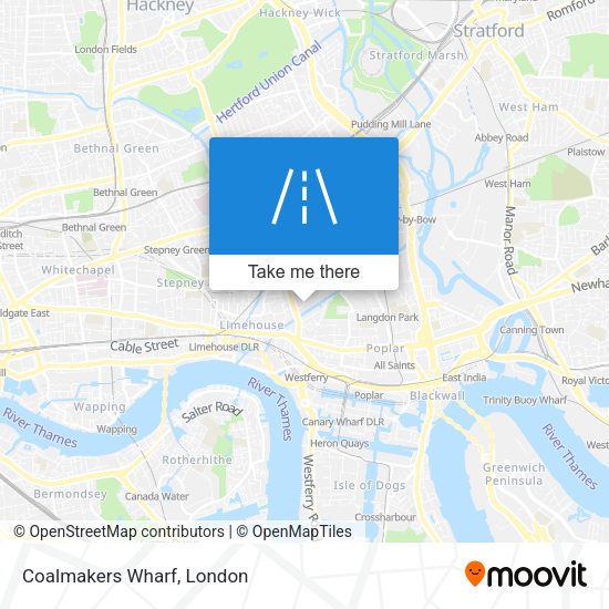 Coalmakers Wharf map