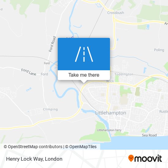 Henry Lock Way map