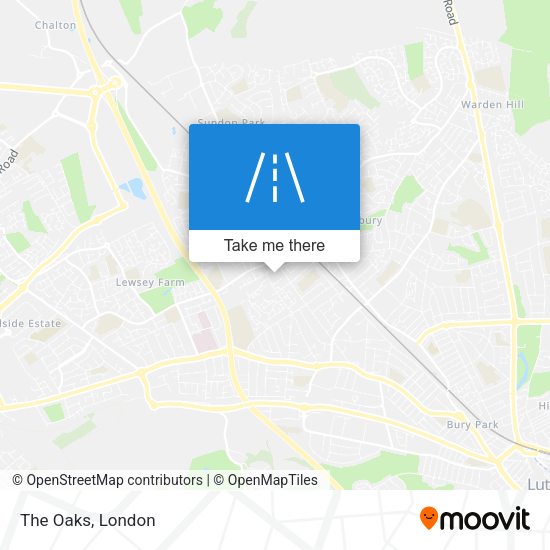 The Oaks map