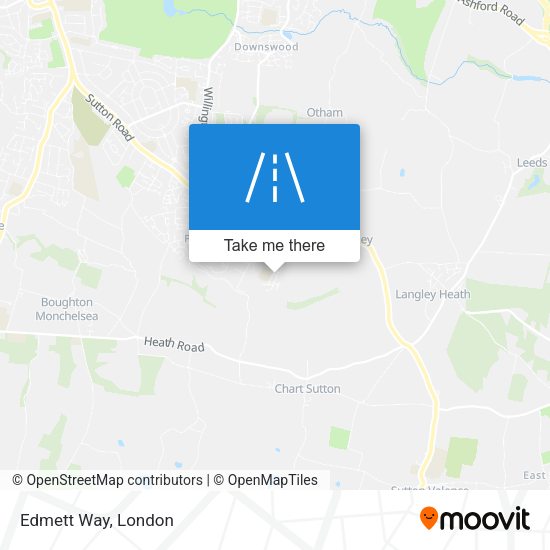 Edmett Way map