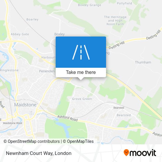 Newnham Court Way map