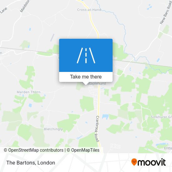 The Bartons map