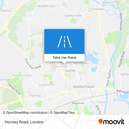 Horsley Road map