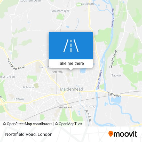 Northfield Road map
