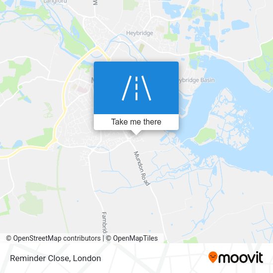 Reminder Close map