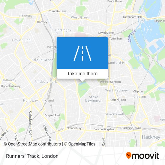 Runners' Track map