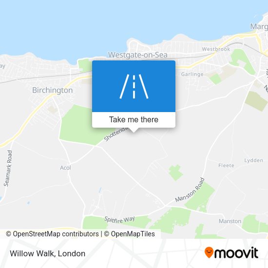 Willow Walk map