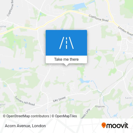 Acorn Avenue map
