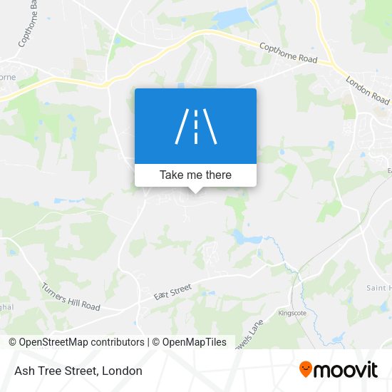 Ash Tree Street map