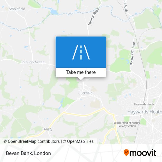 Bevan Bank map