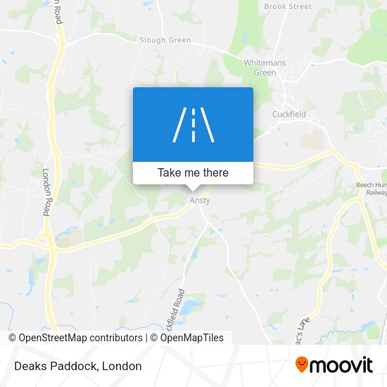 Deaks Paddock map