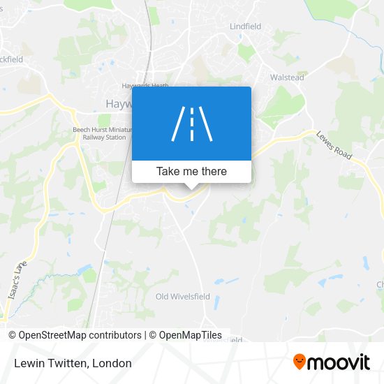 Lewin Twitten map