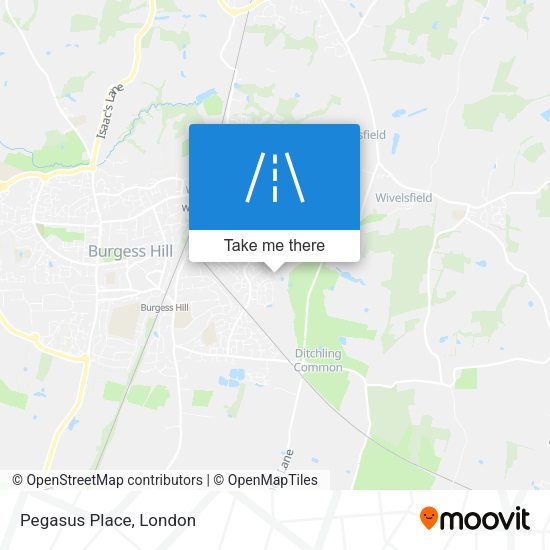 Pegasus Place map