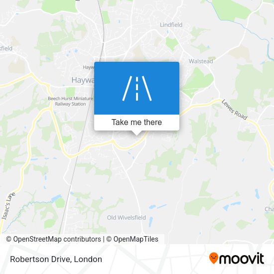 Robertson Drive map