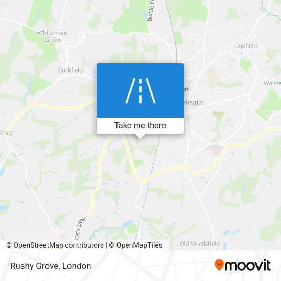 Rushy Grove map