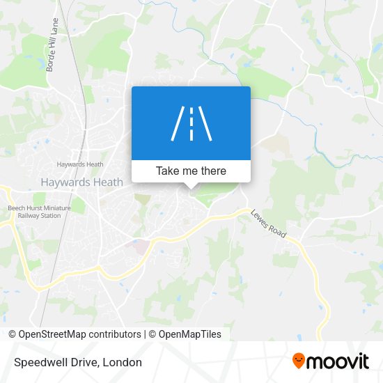 Speedwell Drive map