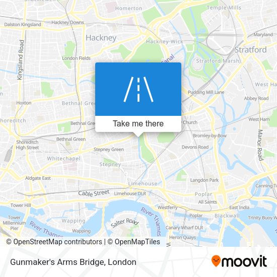 Gunmaker's Arms Bridge map