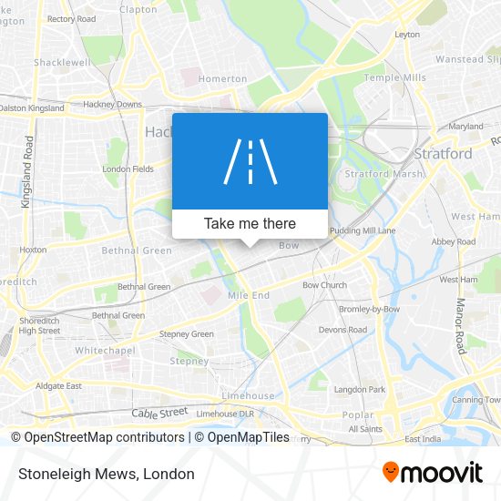 Stoneleigh Mews map