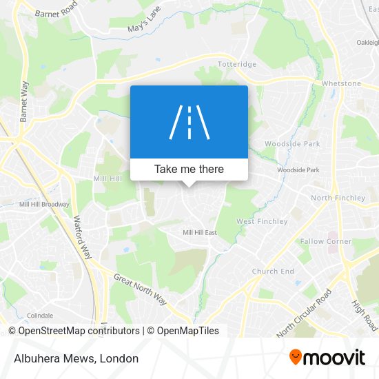 Albuhera Mews map