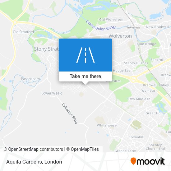 Aquila Gardens map