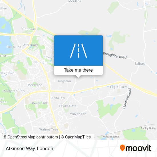 Atkinson Way map