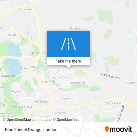 Blue Funnel Grange map