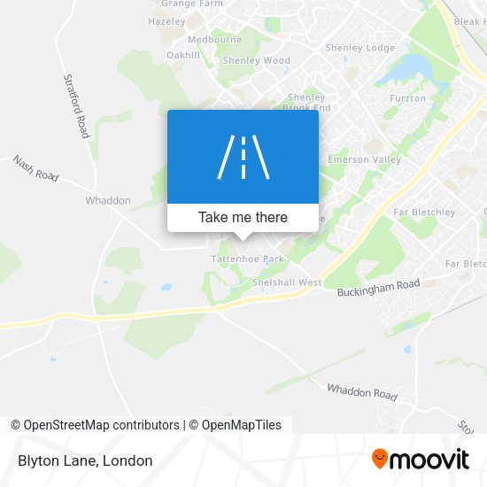 Blyton Lane map