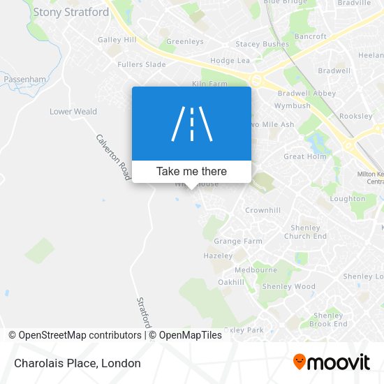 Charolais Place map