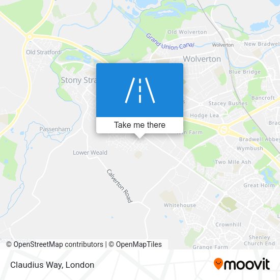Claudius Way map