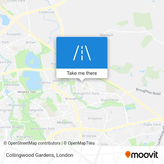 Collingwood Gardens map