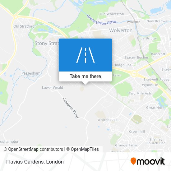 Flavius Gardens map