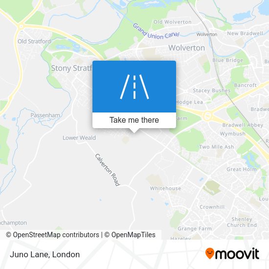 Juno Lane map