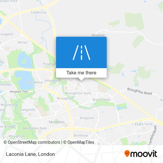 Laconia Lane map