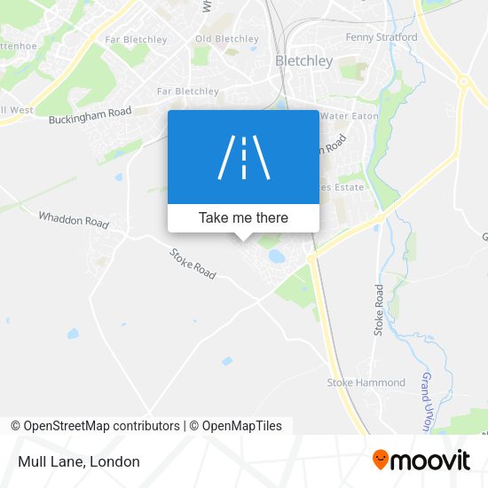 Mull Lane map