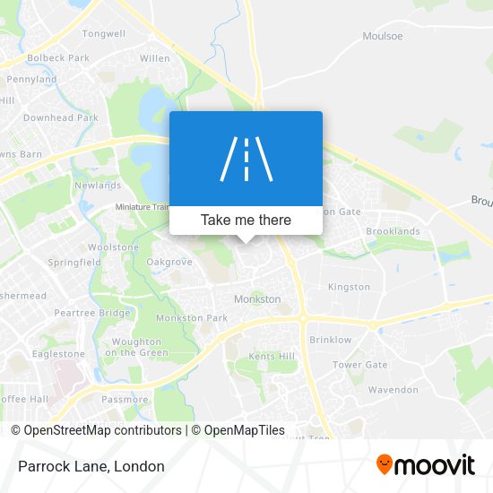 Parrock Lane map