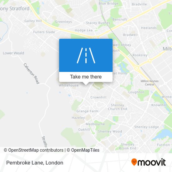 Pembroke Lane map