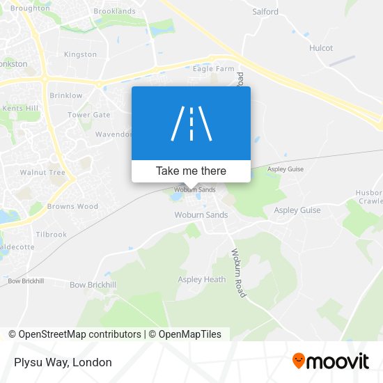 Plysu Way map